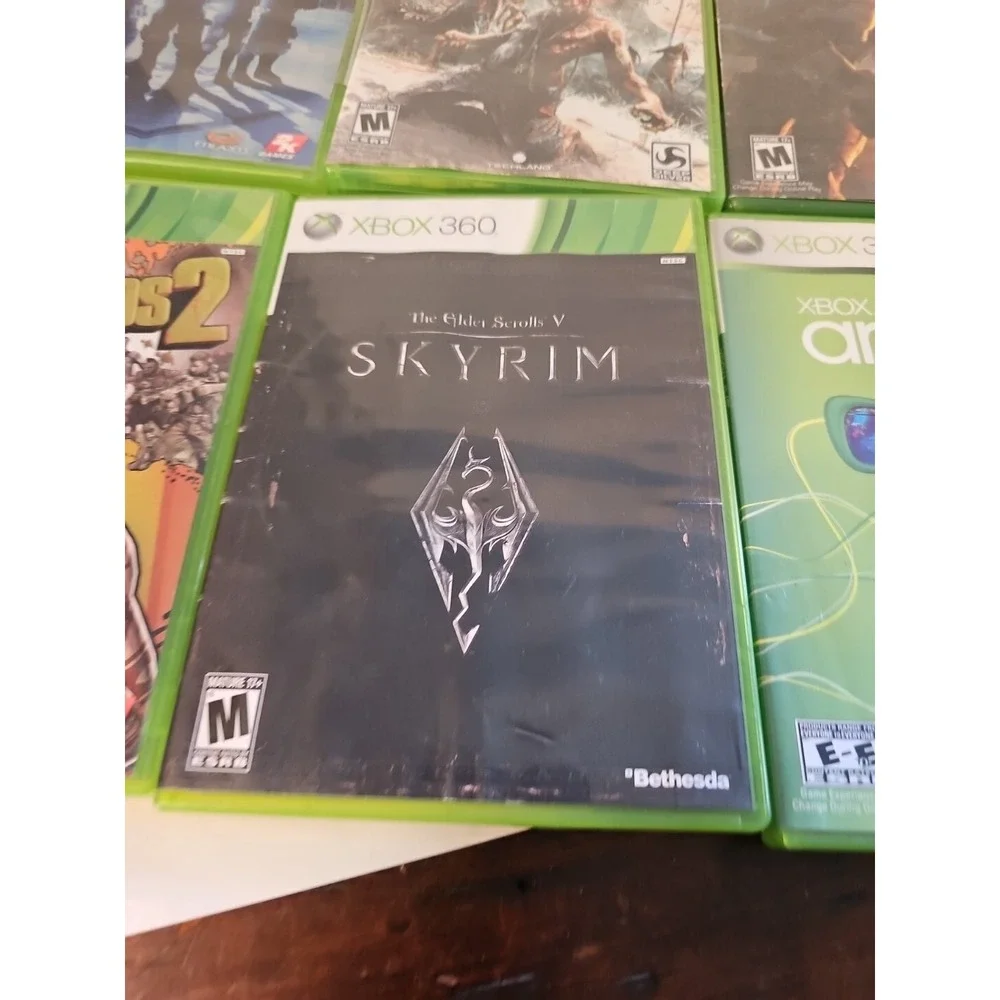 Lot Of 6 Xbox360 Games Borderlands Halo 3 Xcom Dead Island Dance Revolution 2
